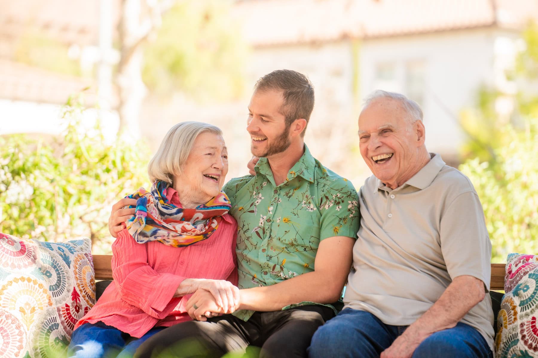 compassionate senior caregiver