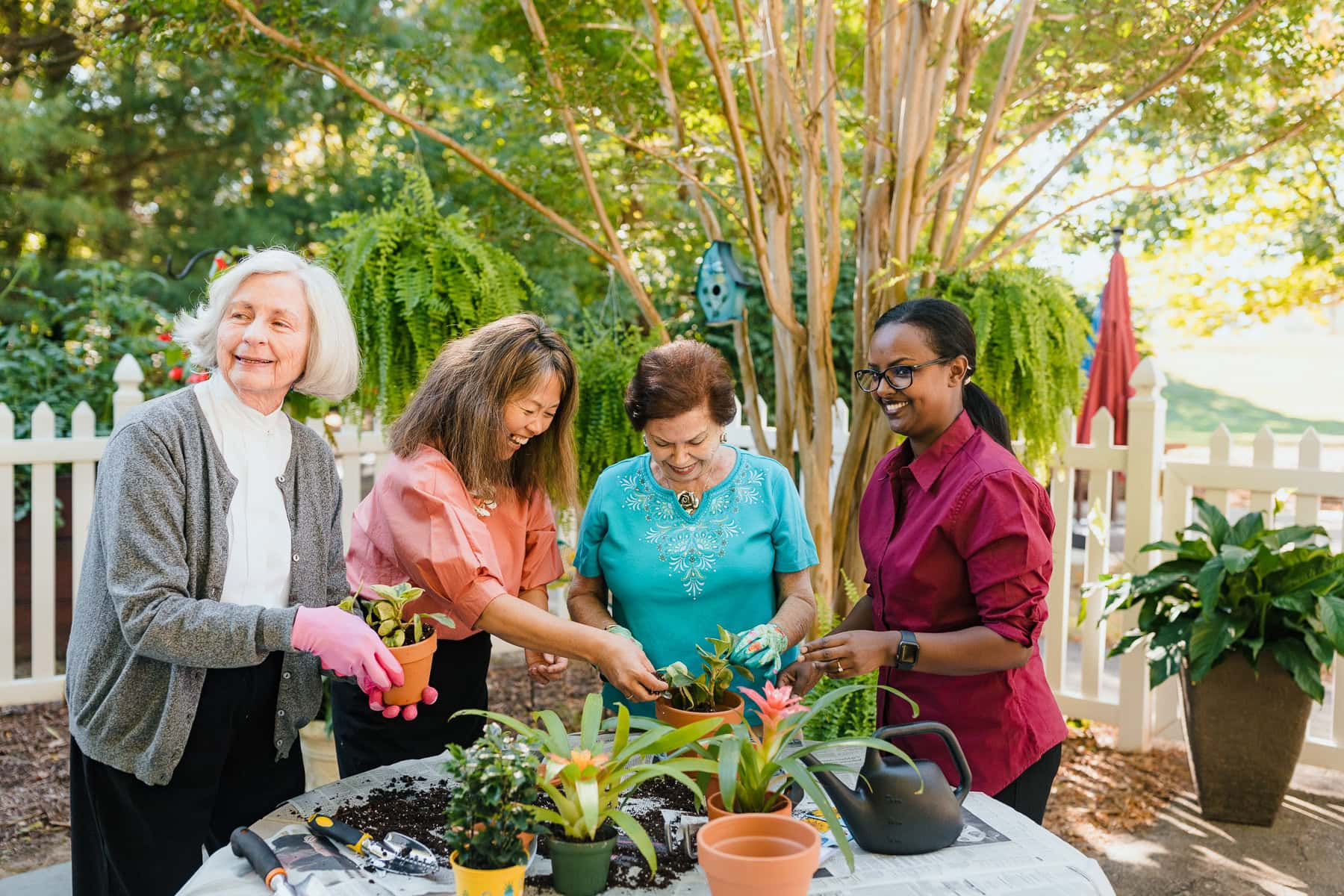 ladies gardening